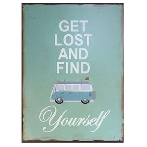 World Market RV get list and find yourself metal sign 27x37 cm
